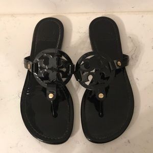 EUC Black Tory Burch Miller Sandals